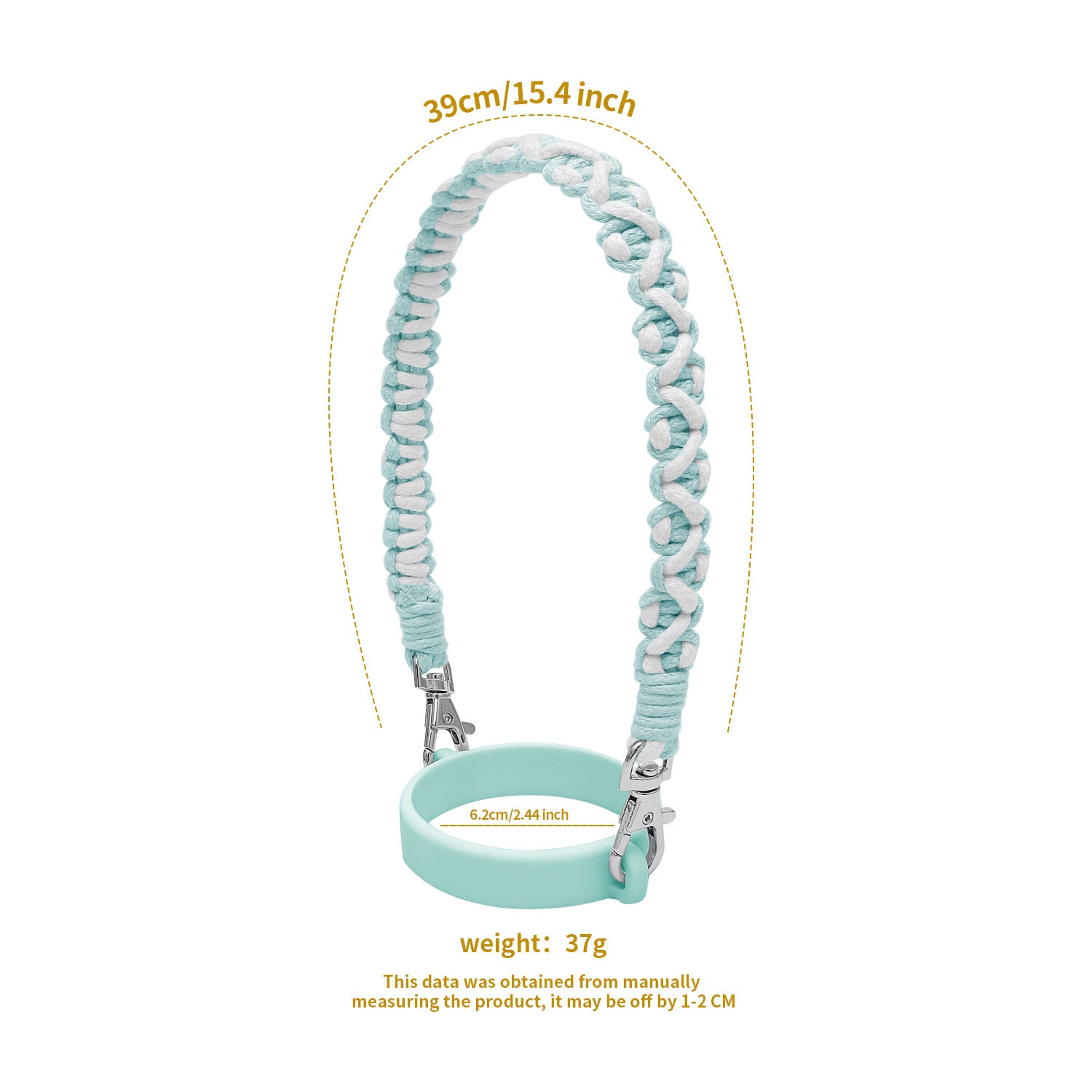 Wholesale Bohemian Hand-woven Cup Rope with Zebra Print